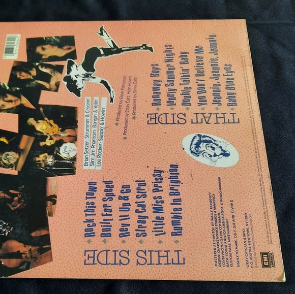 Stray Cats- Built For Speed, Vinyl LP 1982 - Picture 6 of 8
